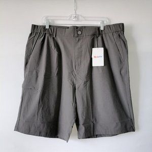 NWT Zuty Mens Black High Rise Regular Fit Waterproof Barmuda Shorts Size 40